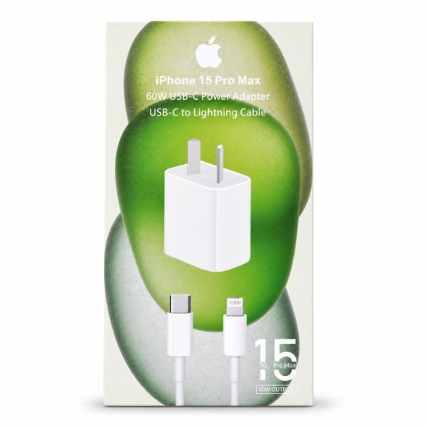 Producto - Cargador 60w para iPhone 15 Pro Max Tipo C a Tipo lightning