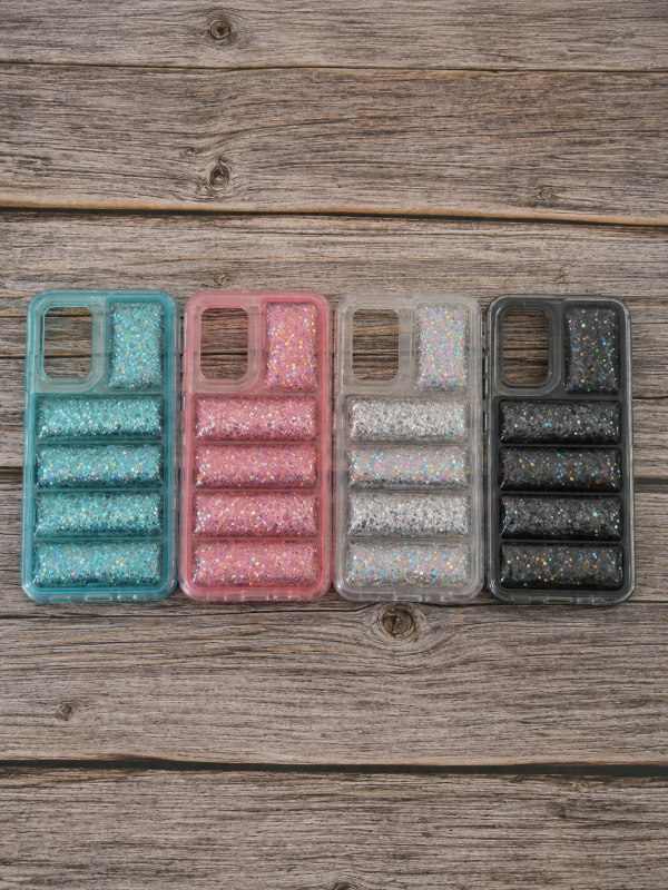 Producto - FUNDA PUFFER CON GLITTER