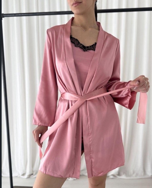 Producto - Set de Seda rosa