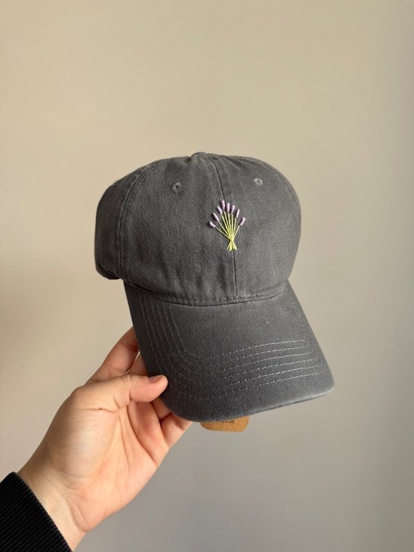 Producto - Gorra LAVANDA - GRIS