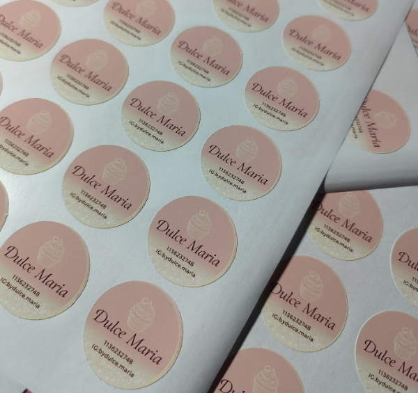 Producto - Stickers Personalizados para tu emprendimiento. (Plancha A4) - 19