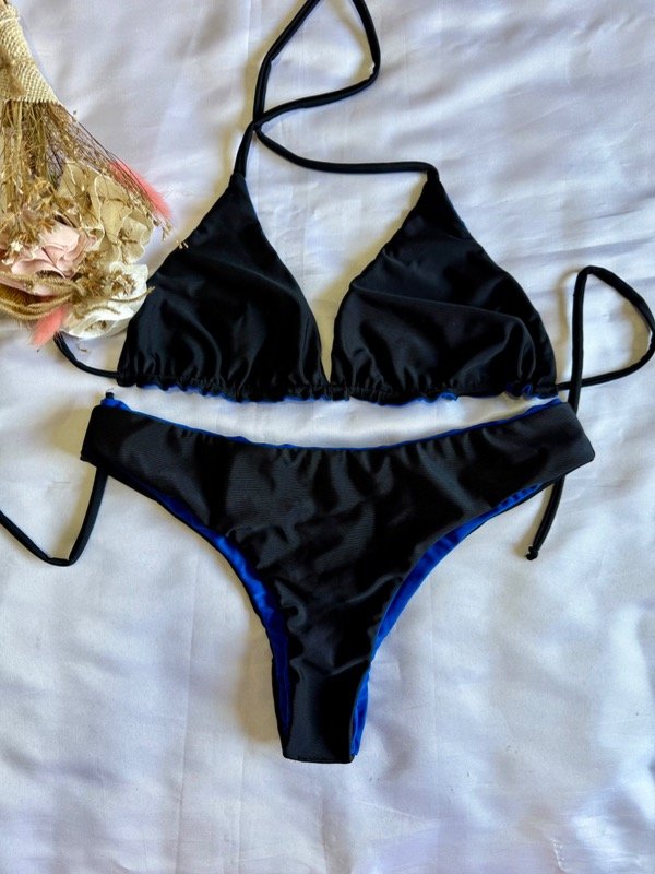 Producto - Bikini reversible azul