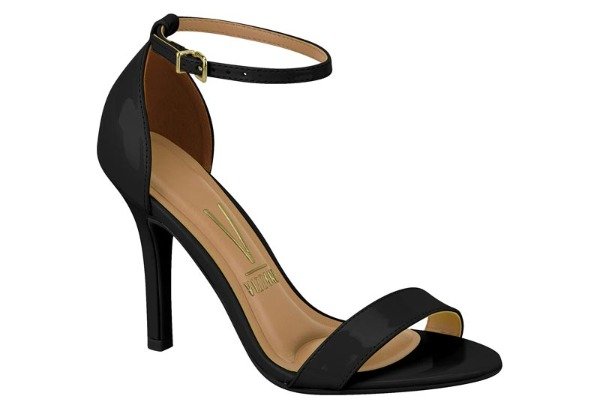 Producto - sandalia vizzano taco aguja negra charol COD.2111