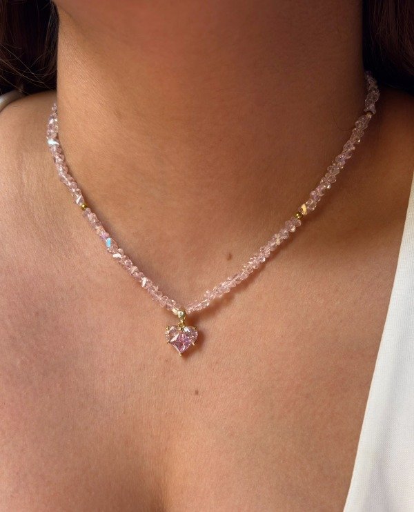 Producto - COLLAR CRISTALES ROSITA