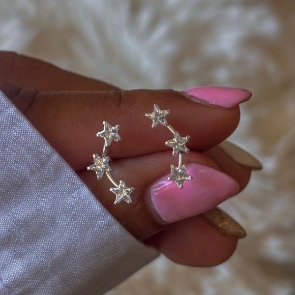 Producto - Aros Tres estrellas (Cod.831)