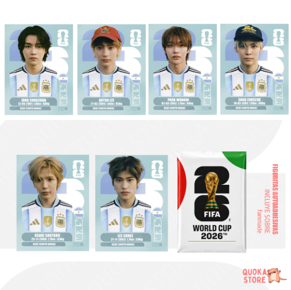 Producto - Pack Figuritas RIIZE ARGENTINA - FIFA World Cup 2026