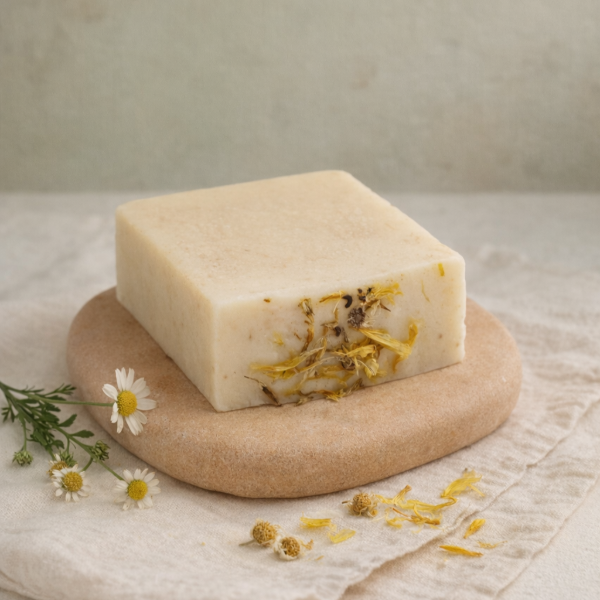 Producto - Jabón artesanal - Caléndula y Manzanilla