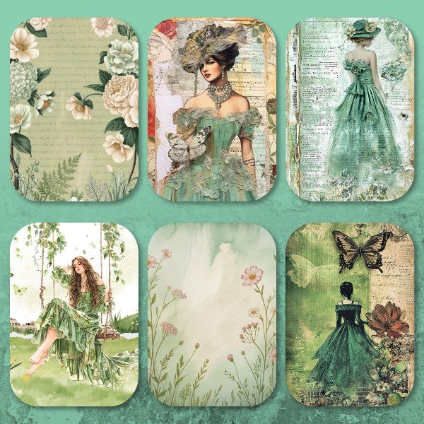 Producto - Pack Scrapbooking "Temática Verde"