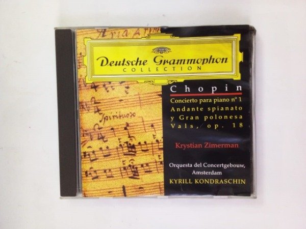 Producto - Chopin Concierto para piano #1 - Krystian Zimerman - Deutsche Grammophon 1999