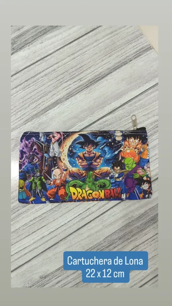 Producto - CARTUCHERA DE LONA DRAGONBALL