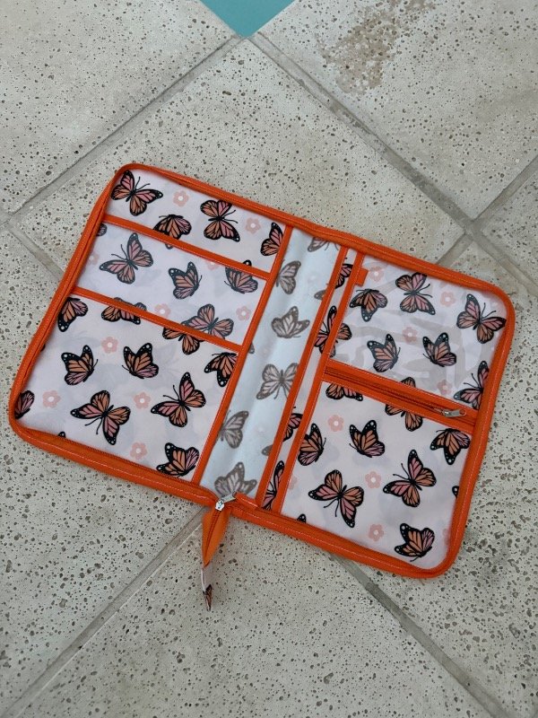 Producto - ORGANIZADOR A4 PREMIUM - MARIPOSA NARANJA