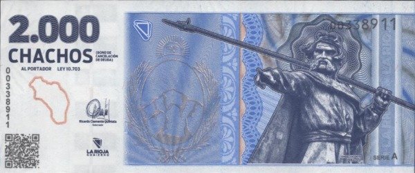 Producto - La Rioja 2000 Chachos 2024. Peñaloza. Rev: Tinkunacu. UNC