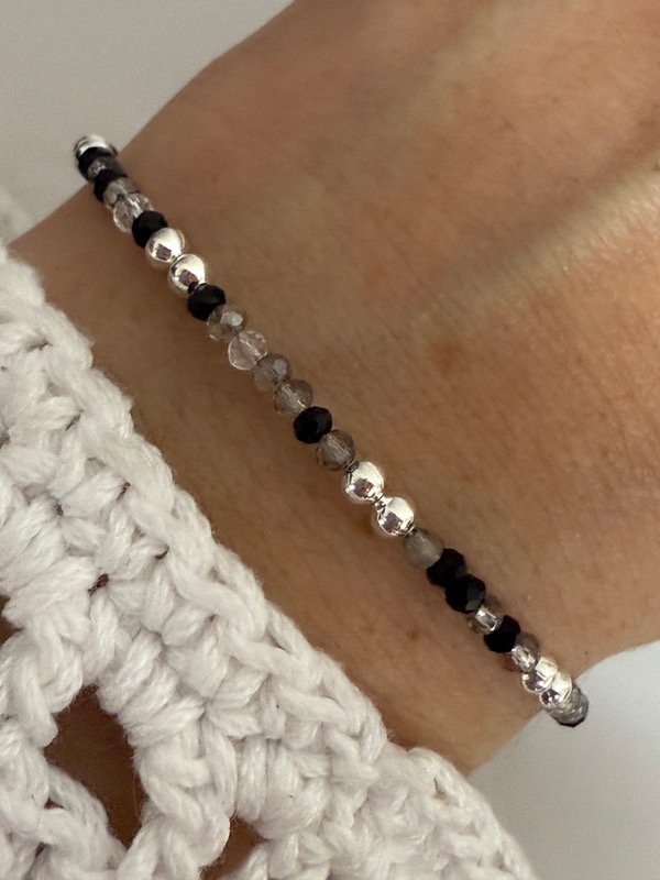 Producto - PB1087 Pulsera piedritas y bolitas