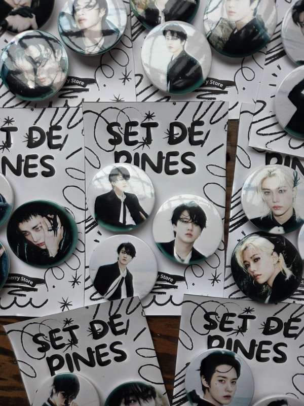 Producto - Pines DO IT [Black Ver.] x3