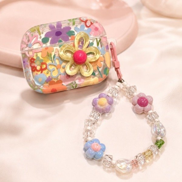 Producto - Case for airpods flores colores