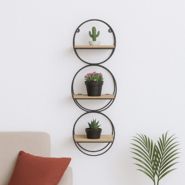 Producto - ESTANTE FLOTANTE 3 CIRCULOS