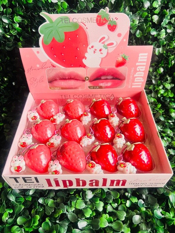 Producto - Bálsamos labiales TEI frutilla con llaverito