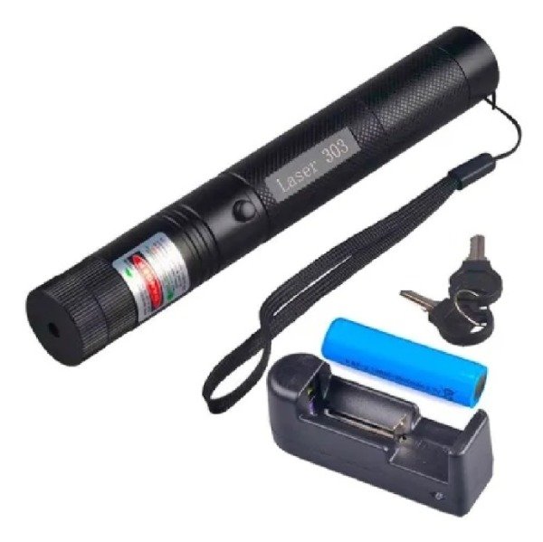Producto - PUNTERO LASER 303 CON CARGADOR RECARGABLE