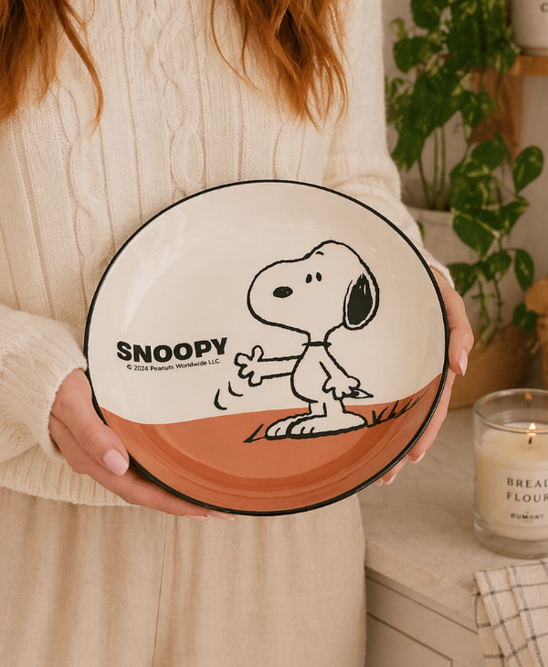 Producto - Plato grande semi hondo Snoopy Original