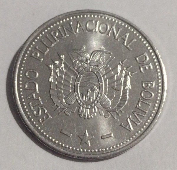 Producto - Bolivia 50 centavos 2018 - 1