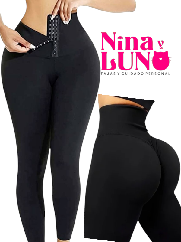 Producto - CALZA CON FAJA LISA SEAMLESS