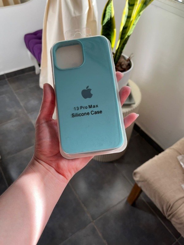 Producto - Silicone Case Celeste (Iphone 13 Pro Max)