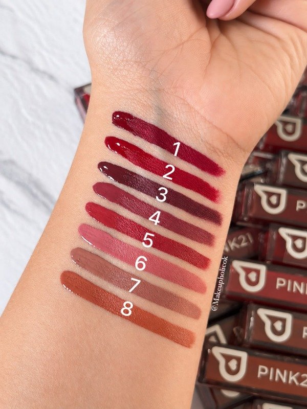 Producto - LABIAL MATTE ESTILO DIOR TAPA PLATEADA - PINK 21 - 1