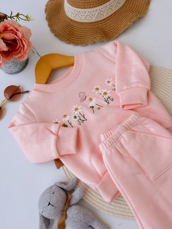 Producto - Set frisa MARGARITAS SALMON