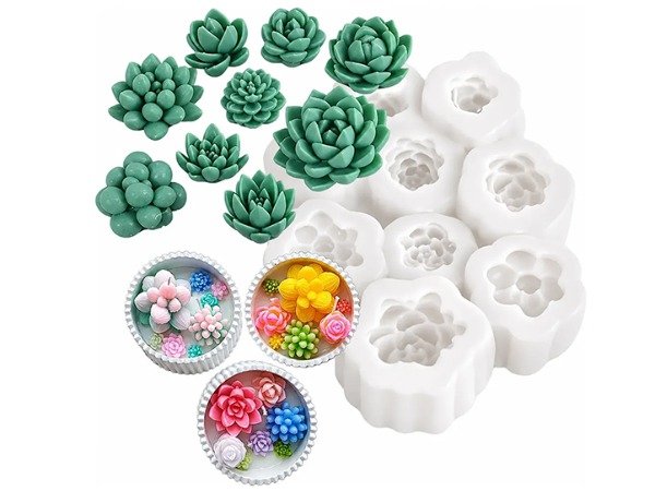 Producto - Molde suculentas varios tamaños x9