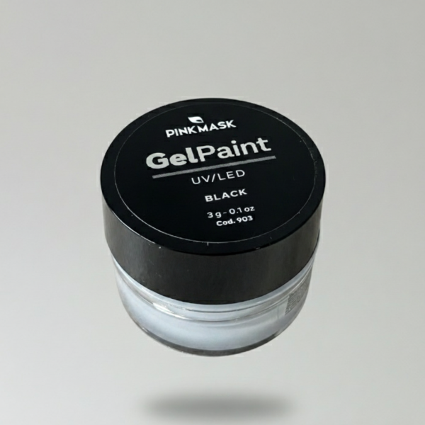 Producto - Gel Paint NEGRO 3grs - Pink Mask