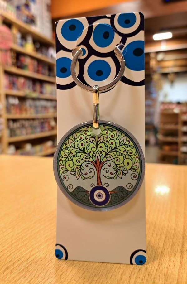 Producto - Llavero de Vidrio Arbol de la Vida