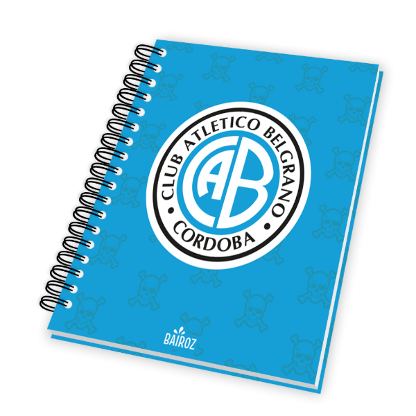 Producto - Cuaderno A4 Tapa Dura 80 Hojas Rayada Belgrano De Cordoba jgo 1