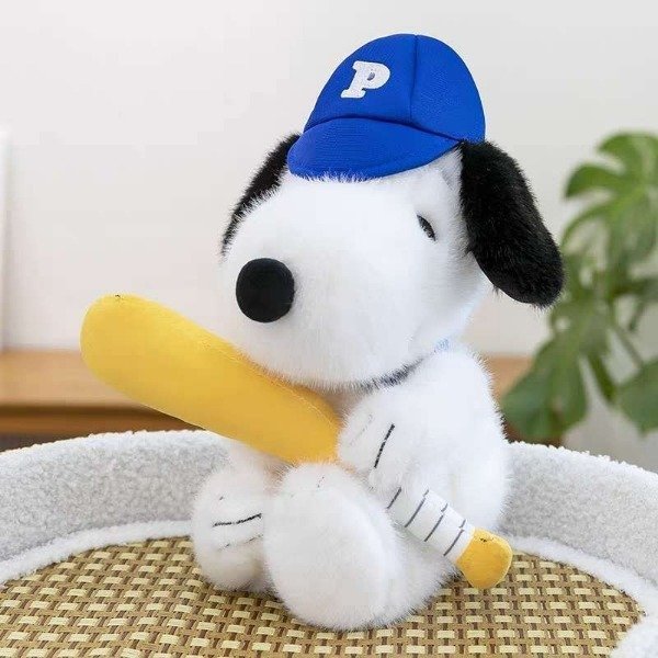 Producto - Peluche Snoopy béisbol kawaii 30cm