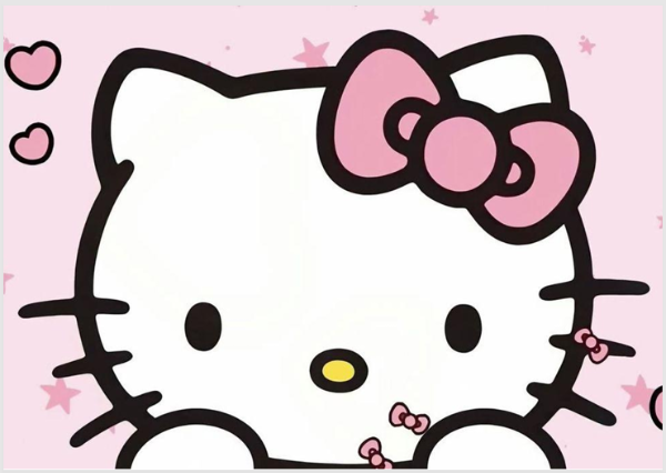 Producto - Lamina comestible rectangular hello kitty 4