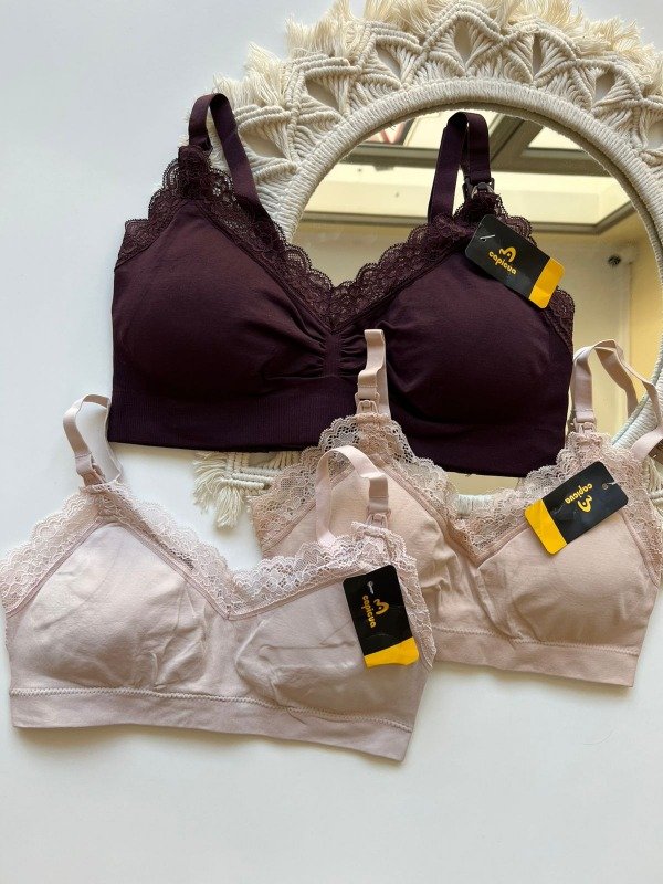 Producto - CORPIÑO MATERNAL CON ENCAJE - COD 3890