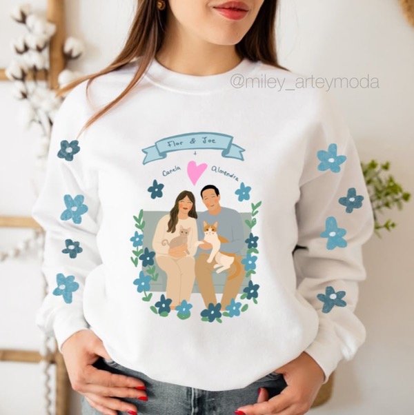Producto - Buzo familiar personalizado (Talle S/M y L-XXL)