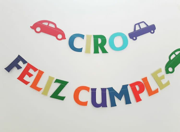 Producto - Guirnaldas de Letras con Figuras