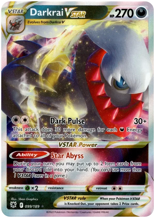 Producto - Darkrai VSTAR - 099/189 - Astral Radiance