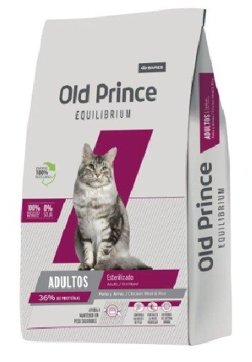 Producto - Old Prince - Equilibrium Gatos Adultos Esterilizado