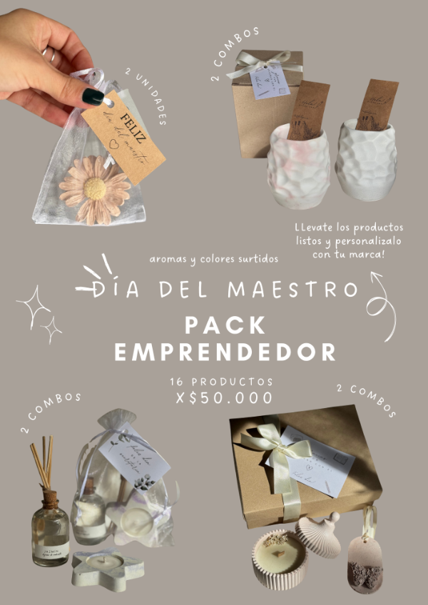 Producto - PACK EMPRENDEDOR #1- Especial día del maestro