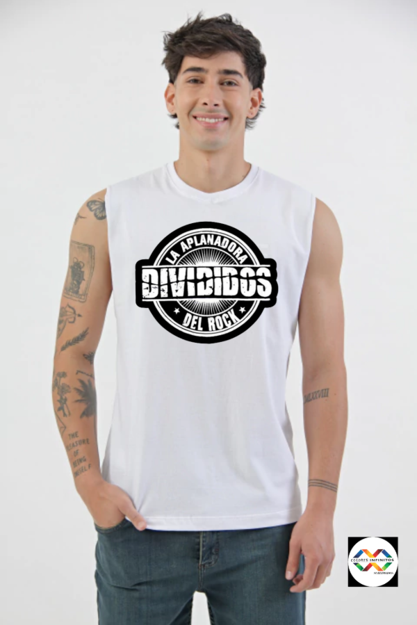 Producto - REMERA - DIVIDIDOS- ALGODON SIN MANGAS TALLE M - 0