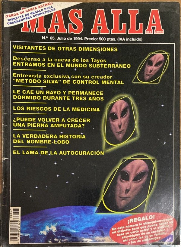 Producto - REVISTA MÁS ALLÁ NO.65 JULIO 1994