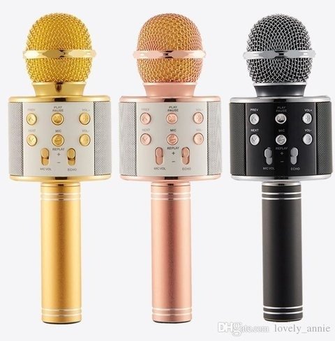 Producto - Micrófono Karaoke Bluetooth Inalámbrico + Parlante + USB