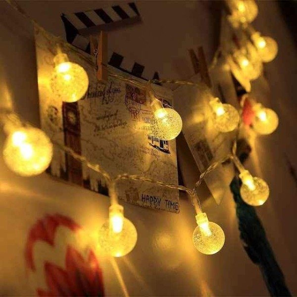 Producto - Guirnalda 28 Bolitas Crystal 5 mts