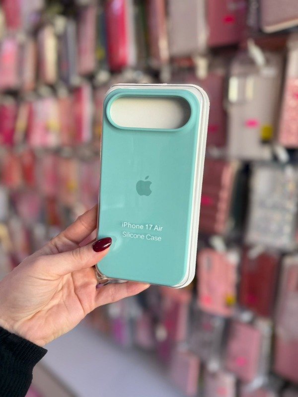 Producto - Silicone case Iphone 17 air verde agua