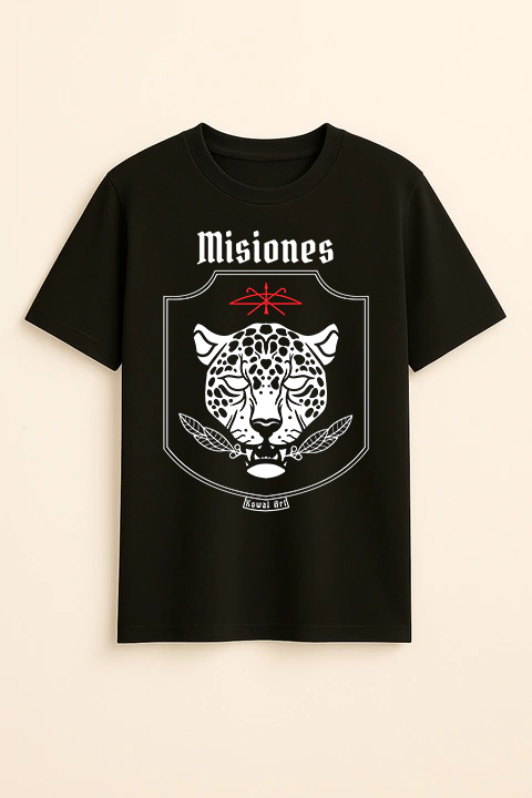 Producto - Escudo de Misiones (Negra Clásica Hombre Frontal)
