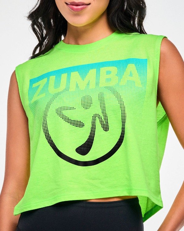Producto - Electric Feel Crew Neck Muscle Crop Tank - 2
