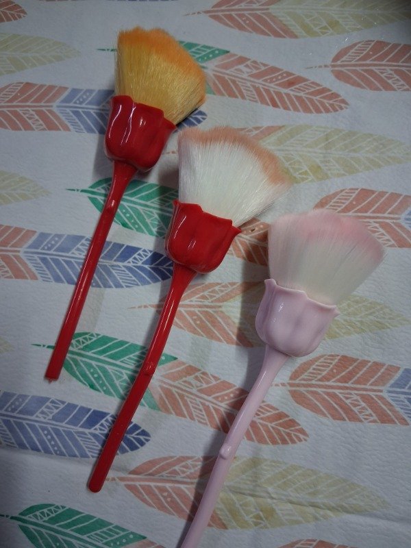 Producto - Brocha rosa flor x1