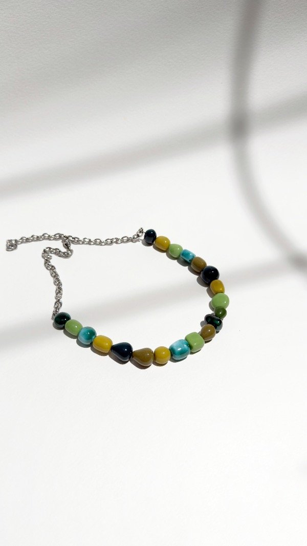 Producto - Collar mostacillas verde