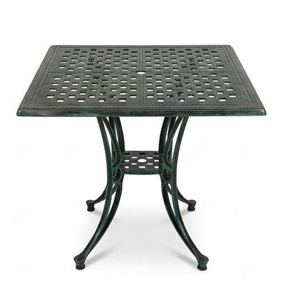 Producto - Juego Chateau mesa 75x75cm + 2 sillones Bronce viejo La Forja - 1